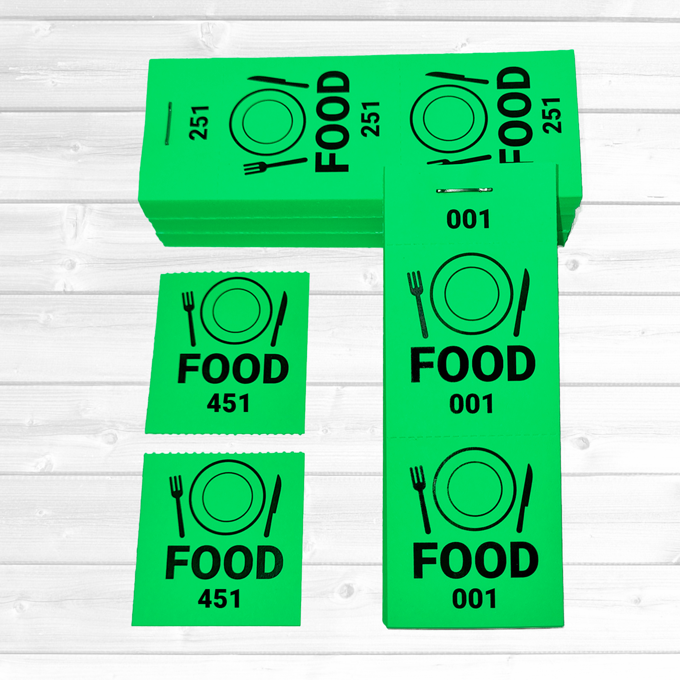 Biglietti food pronti